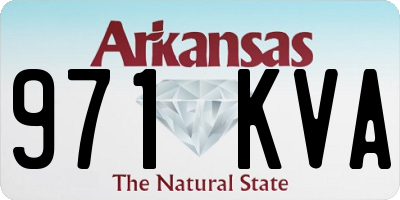 AR license plate 971KVA