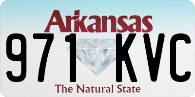 AR license plate 971KVC