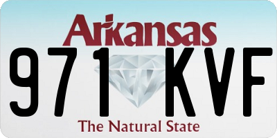 AR license plate 971KVF