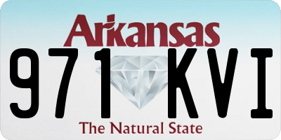 AR license plate 971KVI