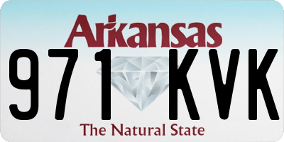 AR license plate 971KVK