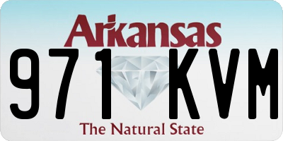AR license plate 971KVM