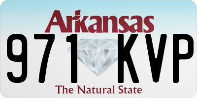 AR license plate 971KVP