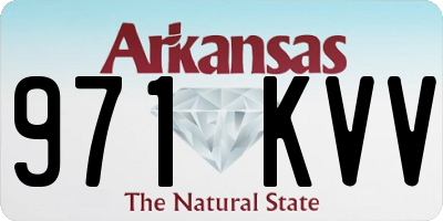 AR license plate 971KVV