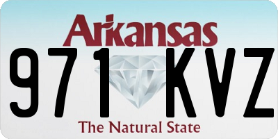 AR license plate 971KVZ