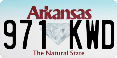 AR license plate 971KWD