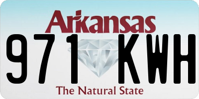 AR license plate 971KWH