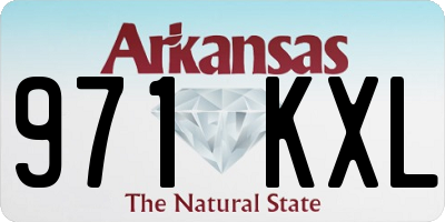AR license plate 971KXL