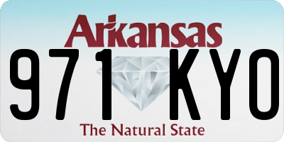 AR license plate 971KYO