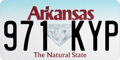 AR license plate 971KYP