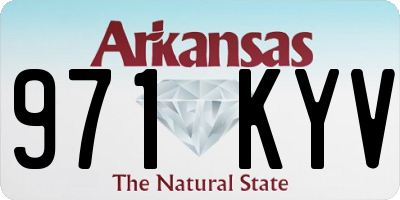 AR license plate 971KYV