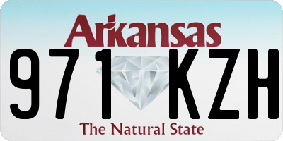 AR license plate 971KZH