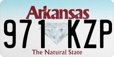 AR license plate 971KZP