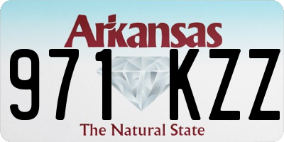 AR license plate 971KZZ