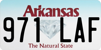 AR license plate 971LAF