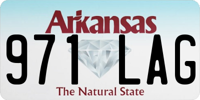 AR license plate 971LAG