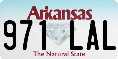 AR license plate 971LAL