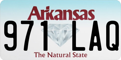 AR license plate 971LAQ