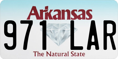AR license plate 971LAR