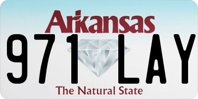 AR license plate 971LAY
