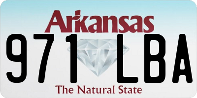 AR license plate 971LBA