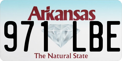 AR license plate 971LBE
