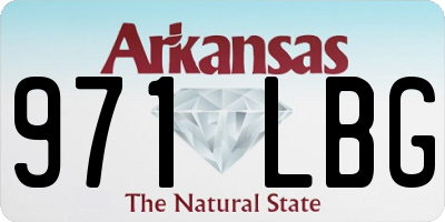 AR license plate 971LBG
