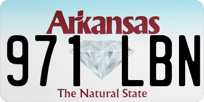 AR license plate 971LBN