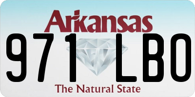AR license plate 971LBO