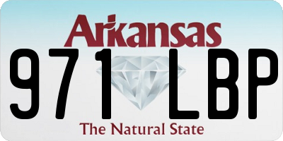 AR license plate 971LBP