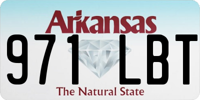 AR license plate 971LBT