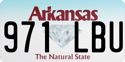AR license plate 971LBU