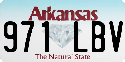 AR license plate 971LBV