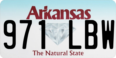 AR license plate 971LBW