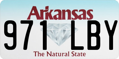 AR license plate 971LBY