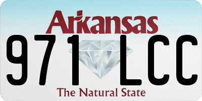 AR license plate 971LCC