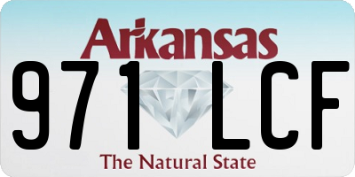 AR license plate 971LCF