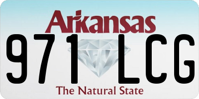 AR license plate 971LCG