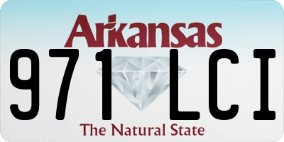 AR license plate 971LCI