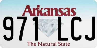 AR license plate 971LCJ