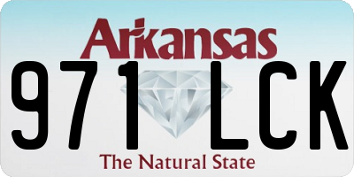AR license plate 971LCK