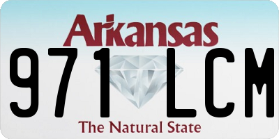 AR license plate 971LCM