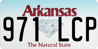 AR license plate 971LCP