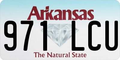 AR license plate 971LCU