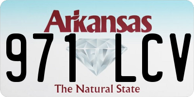 AR license plate 971LCV