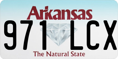 AR license plate 971LCX