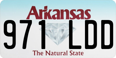 AR license plate 971LDD