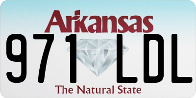 AR license plate 971LDL