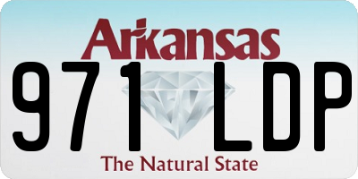 AR license plate 971LDP