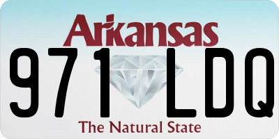 AR license plate 971LDQ